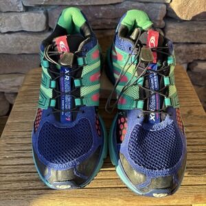 Salomon Womens  7.5 XR Mission 1 Speed Lace Jogging Running Multicolor Shoes